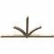 Ekena Millwork Redmond Rough Sawn Timber Gable Bracket, Douglas Fir, 108"W x 54"H x 4"D x 4"F, 12/12 Pitch GBW108X54X0404RED00RDF - alternate 2